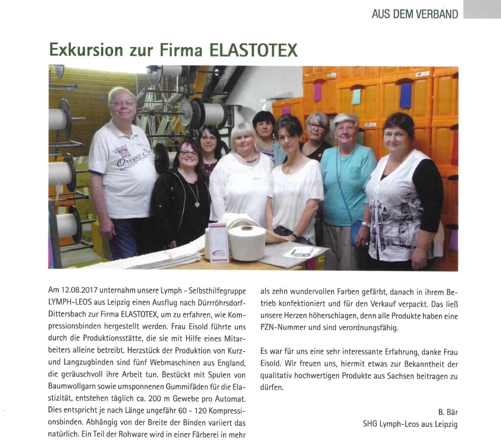Exkursion zur Firma Elastotex