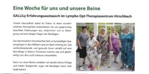 professionelle lymphdrainage-therapiesitzung bei Lymph-Leos