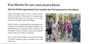 professionelle lymphdrainage-therapiesitzung bei Lymph-Leos