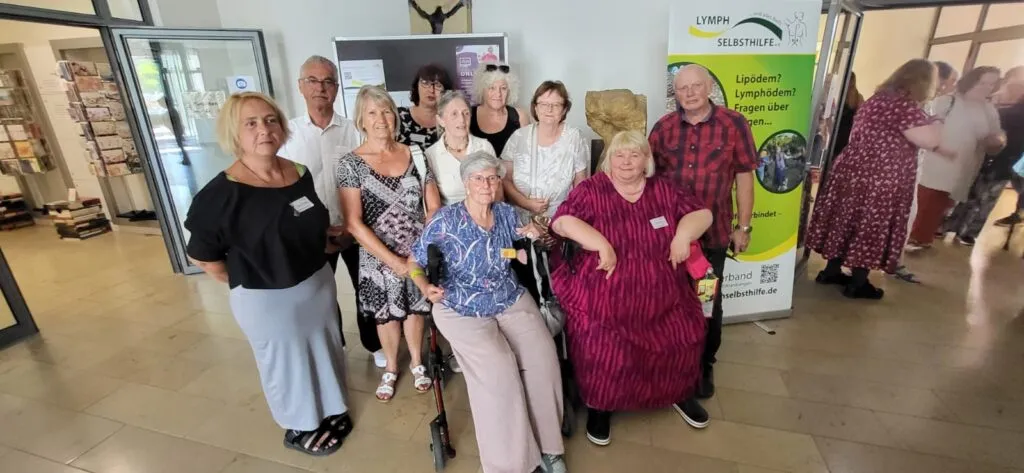 Die LymphLeos beim Lymphselbsthilfetag in Würzburg
