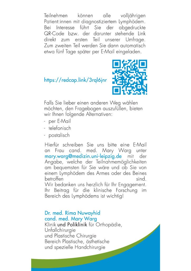Information zur Studie der UNI Leipzig